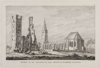 KG 07736
<br/>
Ruïne na de instorting der spits te Egmond Binnen
<br/>
<em>Brussel, Hermanus van (1763-1815)</em>
